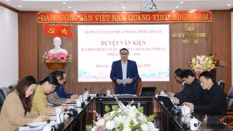 Đảng bộ Các cơ quan Đảng tỉnh: Chuẩn bị tốt nội dung văn kiện đại hội