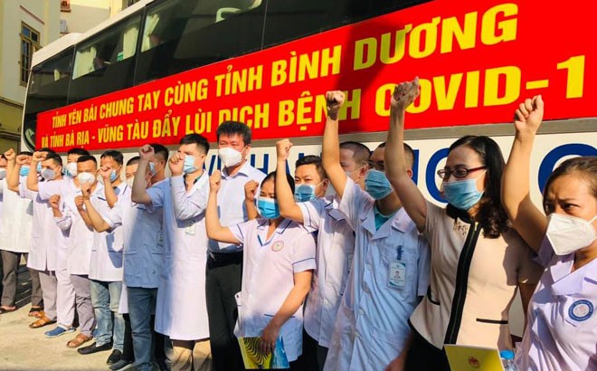 UBND tỉnh Yên Bái gặp mặt đoàn công tác lên đường hỗ trợ tỉnh Bình Dương và tỉnh Bà Rịa - Vũng Tàu phòng, chống dịch bệnh Covid-19 ảnh 4 UBND tỉnh Yên Bái gặp mặt đoàn công tác lên đường hỗ trợ tỉnh Bình Dương và tỉnh Bà Rịa - Vũng Tàu phòng, chống dịch bệnh Covid-19 ảnh 4