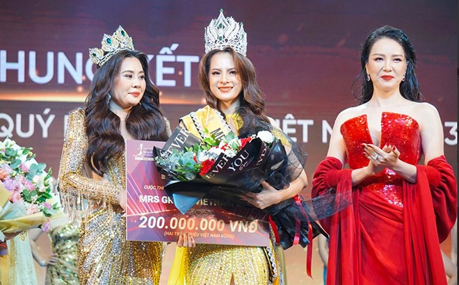 Đoàn Thị Thu Hằng đăng quang Hoa hậu Quý bà hòa bình Việt Nam 2023 ảnh 1 Đoàn Thị Thu Hằng đăng quang Hoa hậu Quý bà hòa bình Việt Nam 2023 ảnh 1