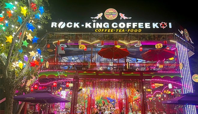 Rock-king Coffee Koi - không gian cà phê cực chill ở thành phố Yên Bái ảnh 1