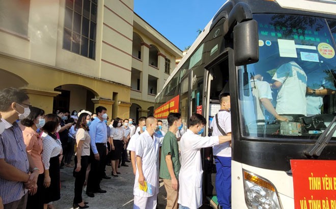 UBND tỉnh Yên Bái gặp mặt đoàn công tác lên đường hỗ trợ tỉnh Bình Dương và tỉnh Bà Rịa - Vũng Tàu phòng, chống dịch bệnh Covid-19 ảnh 5 UBND tỉnh Yên Bái gặp mặt đoàn công tác lên đường hỗ trợ tỉnh Bình Dương và tỉnh Bà Rịa - Vũng Tàu phòng, chống dịch bệnh Covid-19 ảnh 5