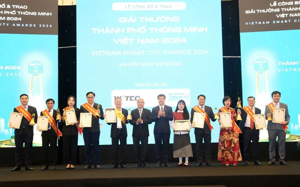 Hà Nội được vinh danh tại Giải thưởng Thành phố thông minh Việt Nam 2024 ảnh 1