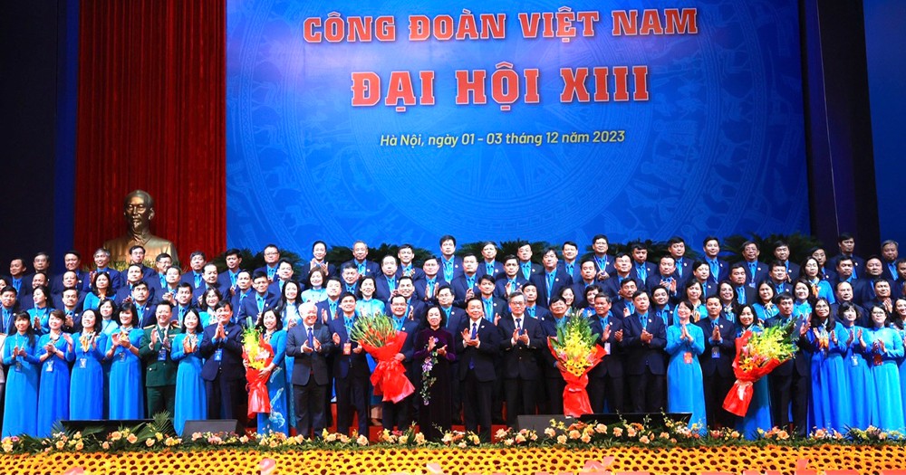 Đại hội XIII Công đoàn Việt Nam, nhiệm kỳ 2023 - 2028 thành công tốt đẹp: Đề ra 8 nhóm chỉ tiêu hàng năm ảnh 2 Đại hội XIII Công đoàn Việt Nam, nhiệm kỳ 2023 - 2028 thành công tốt đẹp: Đề ra 8 nhóm chỉ tiêu hàng năm ảnh 2