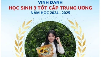 Lào Cai: 29 học sinh đạt danh hiệu “Học sinh 3 tốt” cấp Trung ương