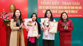 22 tác phẩm đoạt giải cuộc thi văn học online “Lào Cai - Vươn tới tương lai” 