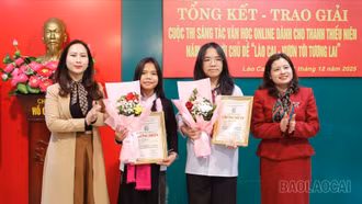 22 tác phẩm đoạt giải cuộc thi văn học online “Lào Cai - Vươn tới tương lai” 