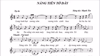 ca khúc Nàng tiên Tớ dày của tác giả Bùi Mạnh Tín. 