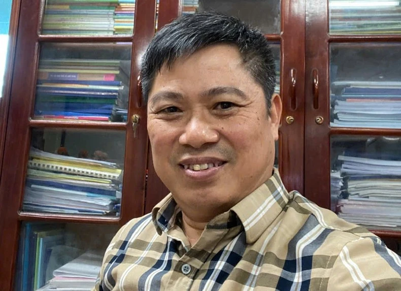 Nhà giáo Hoàng Mai Lê.