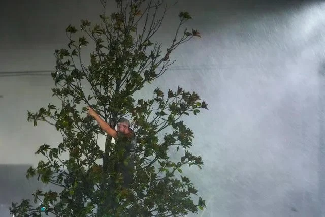 Mưa lớn tại Tampa - thành phố bên bờ Tây của bang Florida.