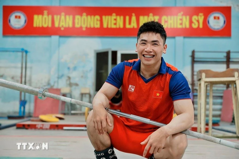 Trịnh Văn Vinh tự tin sẽ giành kết quả cao tại Olympic Paris 2024.