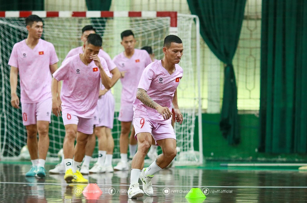 Đội tuyển futsal Việt Nam tập trung chuẩn bị cho giải vô địch futsal Đông Nam Á 2024.