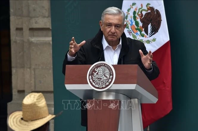 Tổng thống Mexico Andres Manuel Lopez Obrador.
