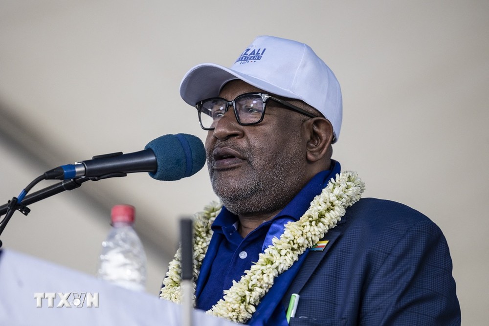 Tổng thống Comoros Azali Assoumani. Tổng thống Comoros Azali Assoumani.