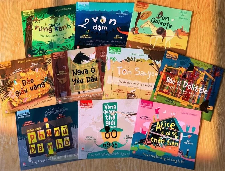 Bộ sách “Danh tác muôn thuở”.