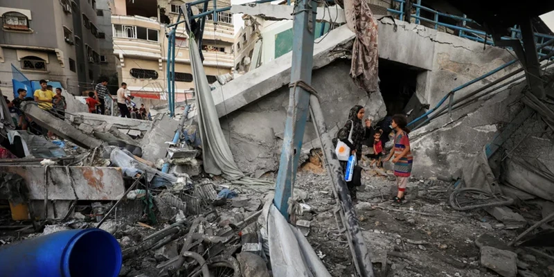 Dải Gaza tan hoang sau 1 năm xung đột.