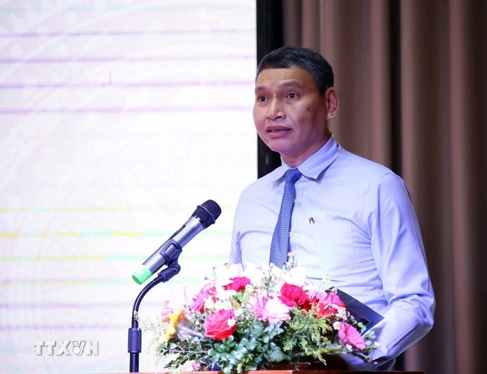 Phó Chủ tịch UBND thành phố Đà Nẵng Hồ Kỳ Minh phát biểu tại Hội nghị.