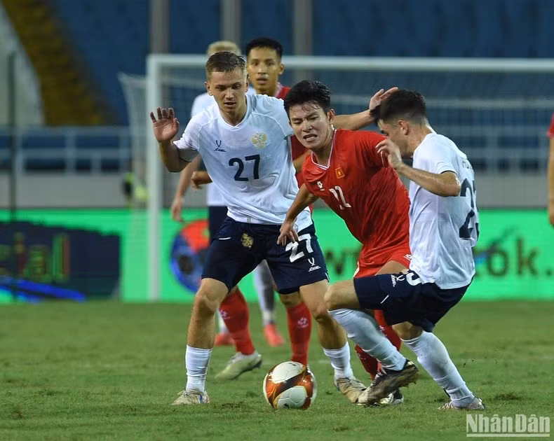 Những nỗ lực cuối cùng của đội tuyển Việt Nam.