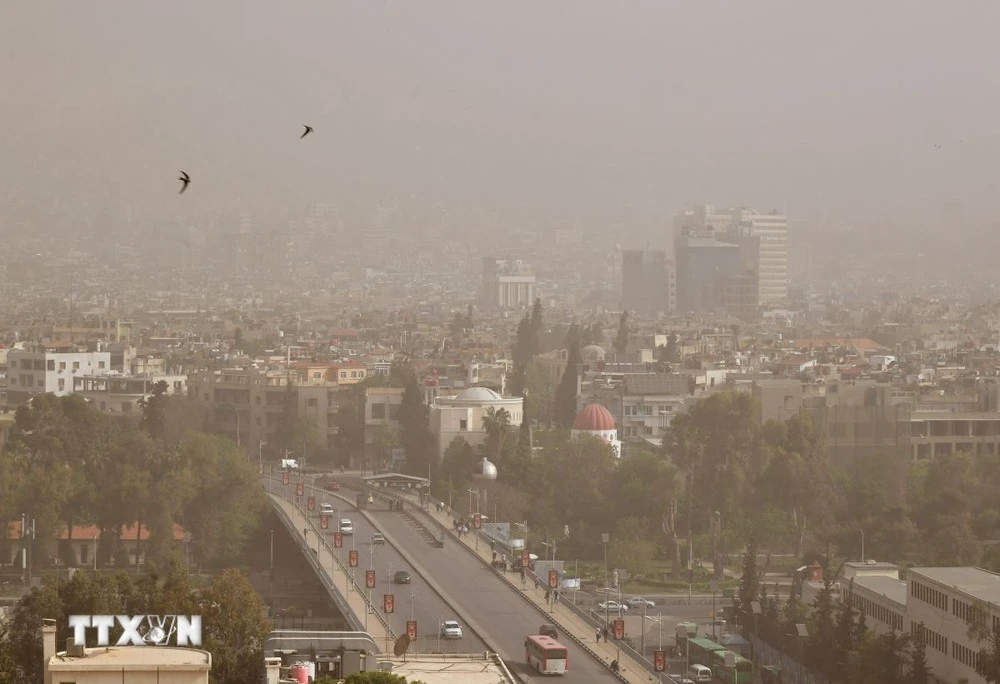 Quang cảnh thủ đô Damascus, Syria.
