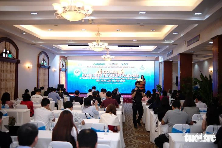 Lễ công bố danh hiệu Travelife Partner diễn ra chiều 1/8.