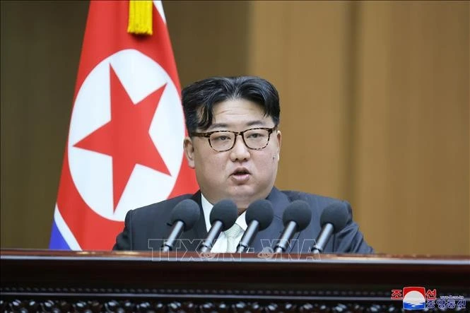 Nhà lãnh đạo Triều Tiên Kim Jong-un.