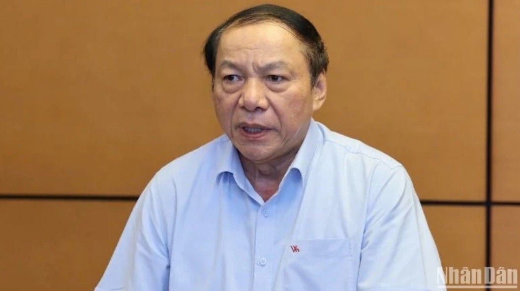 Bộ trưởng Văn hóa, Thể thao và Du lịch Nguyễn Văn Hùng phát biểu. 2-6664-6442.jpg