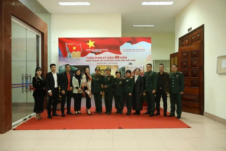 Tuần phim là ngày hội điện ảnh đối với các nghệ sĩ, chiến sĩ và khán giả Cao Bằng.