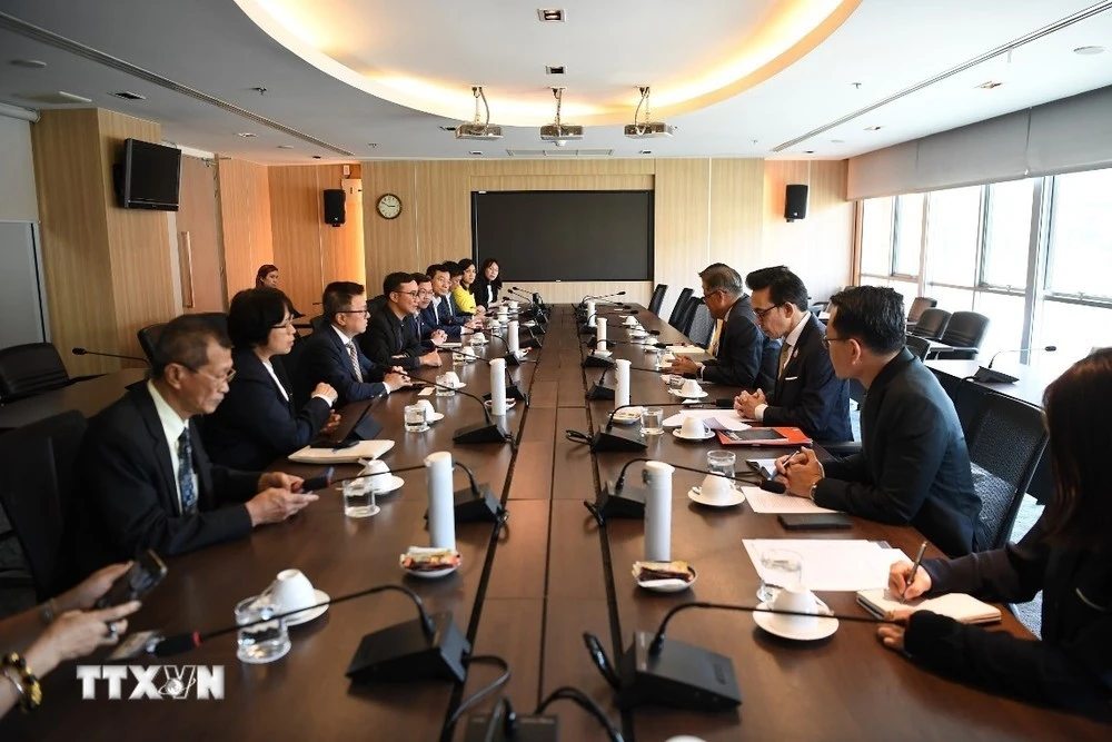 Đoàn công tác của Hội nhà báo Việt Nam làm việc với Bộ Ngoại giao Thái Lan.