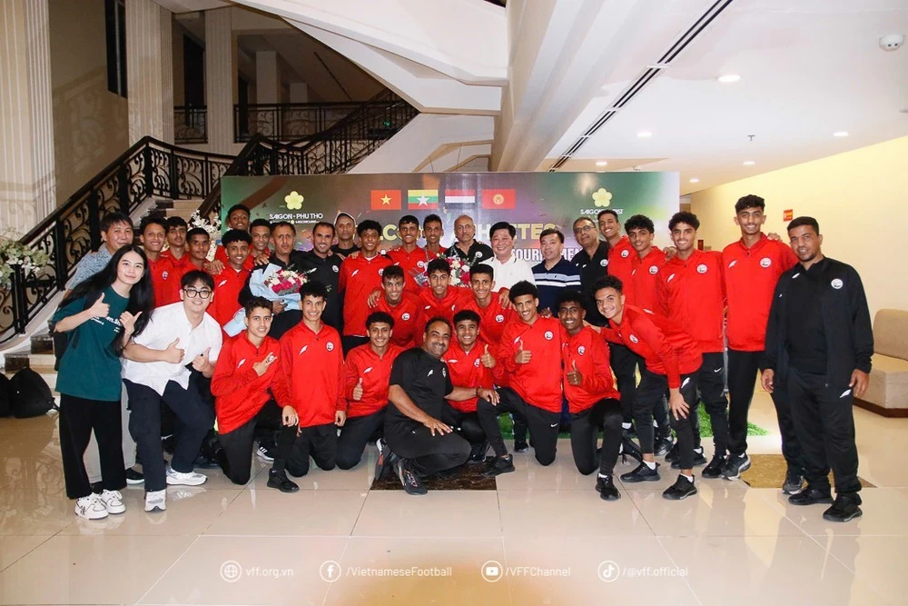 U17 Yemen có mặt tại Phú Thọ để chuẩn bị cho các trận đấu vòng loại.