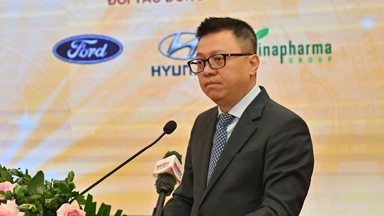 Đồng chí Lê Quốc Minh, Ủy viên Trung ương Đảng, Tổng Biên tập Báo Nhân dân, Phó trưởng Ban Tuyên giáo Trung ương, Chủ tịch Hội Nhà báo Việt Nam phát biểu tại diễn đàn. Đồng chí Lê Quốc Minh, Ủy viên Trung ương Đảng, Tổng Biên tập Báo Nhân dân, Phó trưởng Ban Tuyên giáo Trung ương, Chủ tịch Hội Nhà báo Việt Nam phát biểu tại diễn đàn.