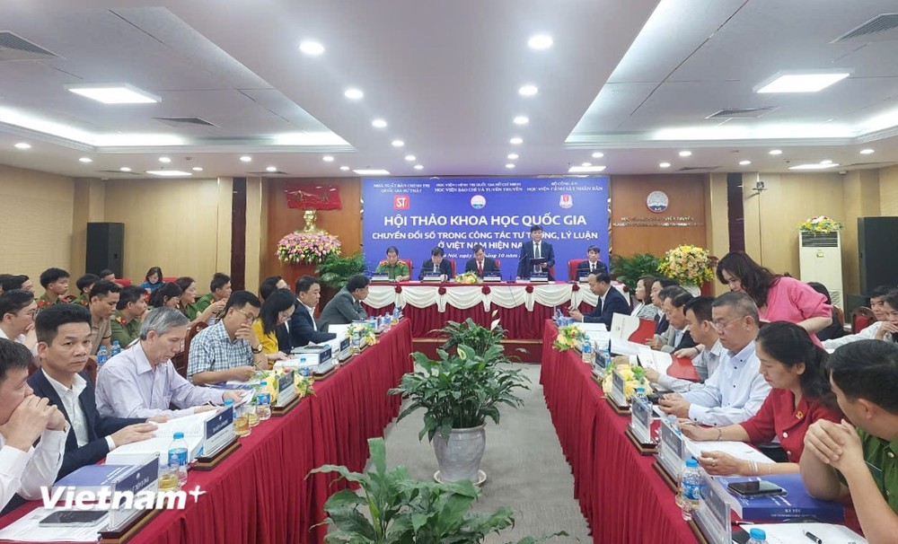 Hội thảo khoa học quốc gia: “Chuyển đổi số trong công tác tư tưởng, lý luận ở Việt Nam hiện nay”. Hội thảo khoa học quốc gia: “Chuyển đổi số trong công tác tư tưởng, lý luận ở Việt Nam hiện nay”.