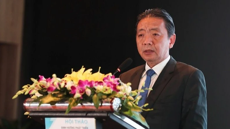 Thứ trưởng Hoàng Đạo Cương phát biểu.