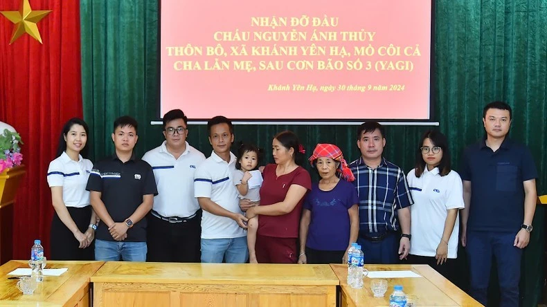 Doanh nghiệp và các nhà hảo tâm đồng lòng cam kết nuôi dạy cháu Nguyễn Ánh Thủy trưởng thành.