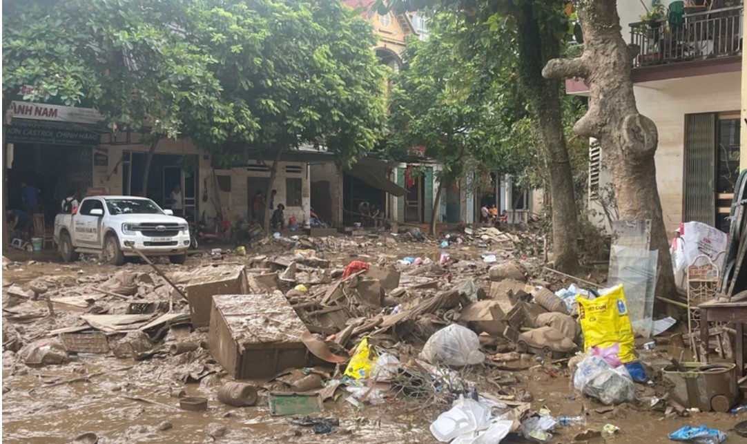 TP Yên Bái ngổn ngang sau cơn lũ lịch sử do ảnh hưởng của bão số 3. 3.jpg