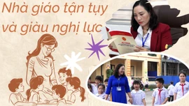 Nhà giáo tận tụy và giàu nghị lực 