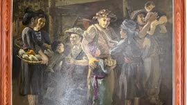 "Qua bản Thái" - nét vẽ tái hiện tình quân dân trong chiến dịch Điện Biên Phủ