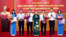 Công bố Quyết định thành lập Trường THCS và THPT Bắc Cường