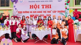 Sôi nổi Hội thi “Dinh dưỡng và sức khỏe trẻ thơ”