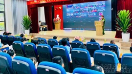 Nâng cao kỹ năng an toàn giao thông và an ninh trường học cho gần 800 học sinh Trường THCS Lê Quý Đôn