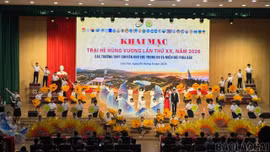 Tưng bừng khai mạc Trại hè Hùng Vương lần thứ XX, năm 2026