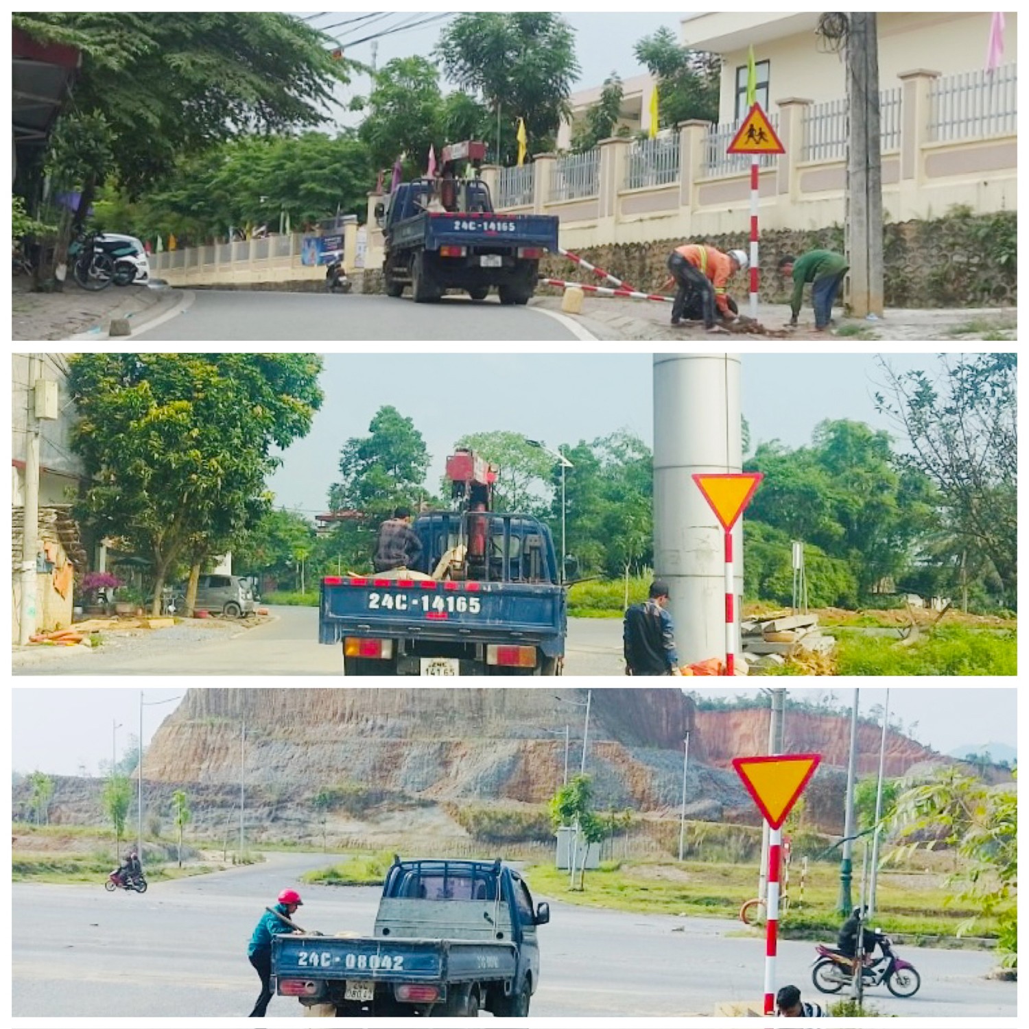 Lắp mới hệ thống biển cảnh báo nguy hiểm trên các tuyến đường giao thông. z6008007469136-fb22d9db52aee02b6361bf9942ce6610.jpg