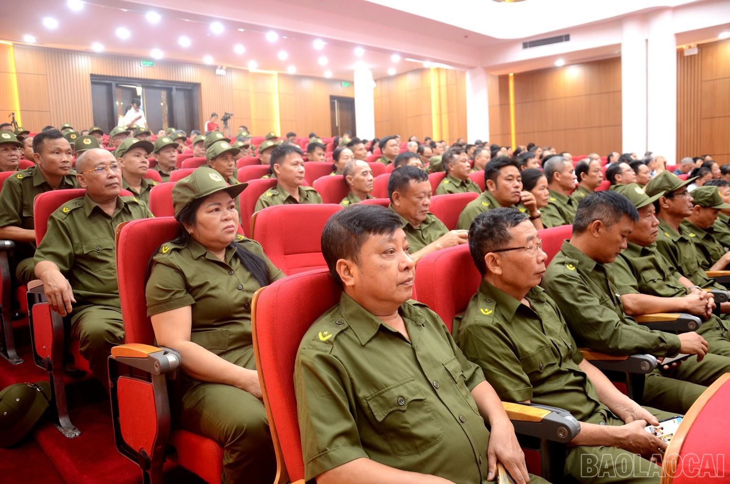 Lực lượng bảo vệ an ninh trật tự cơ sở tham dự ngày hội. baolaocai-br_dsc-3866.jpg