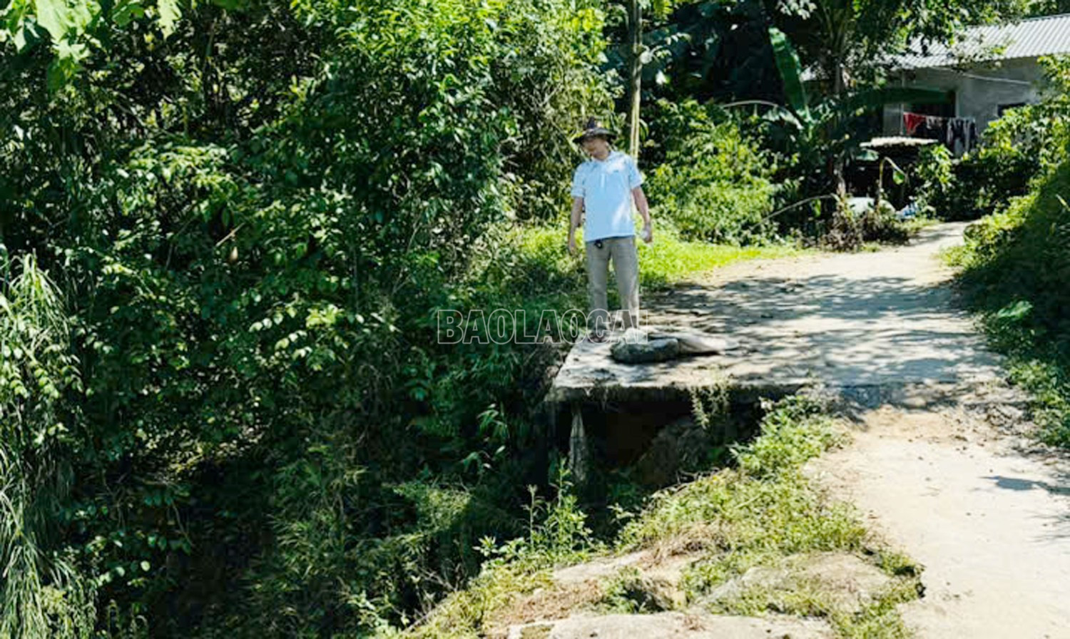 Các tuyến đường liên thôn bị sụt, sạt sau mưa tại xã Cốc San. Các tuyến đường liên thôn bị sụt, sạt sau mưa tại xã Cốc San.