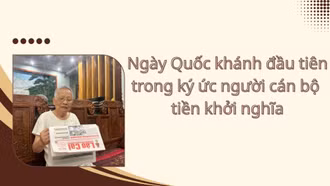 Ngày Quốc khánh đầu tiên trong ký ức người cán bộ tiền khởi nghĩa 