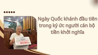 Ngày Quốc khánh đầu tiên trong ký ức người cán bộ tiền khởi nghĩa