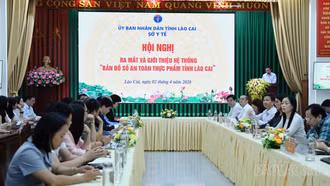 Ra mắt hệ thống “Bản đồ số an toàn thực phẩm tỉnh Lào Cai” 