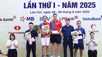 Giải pickleball Ngân hàng Nhà nước Chi nhánh khu vực 4 lần thứ Nhất