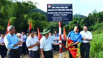 Khánh thành Công trình thanh niên “cầu giao thông Bản Lúc 2”