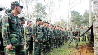 Xây dựng bộ đội địa phương vững mạnh toàn diện