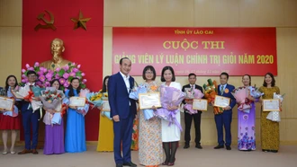 16 thí sinh tham dự Cuộc thi Giảng viên lý luận chính trị giỏi năm 2020