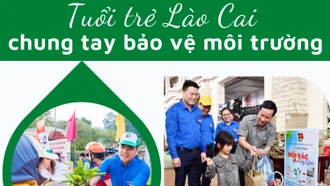 Tuổi trẻ Lào Cai chung tay bảo vệ môi trường